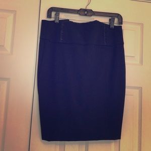 Black dress skirt fitted